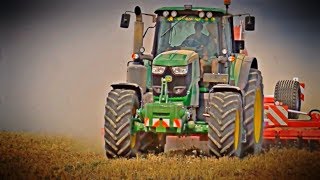 DéchaumageJOHN DEERE 195M Pottinger Terradisc 5001 [upl. by Aikehs941]