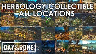 Days Gone All Plant Locations Herbology Collectible [upl. by Llenrahc]