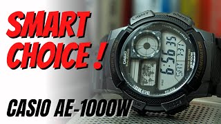 Casio AE1000W Complete Review Smart Choice  AE 1000W AE1000W AE1000W1AVDF [upl. by Araf]