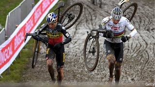 Wout van Aert Buries Mathieu van der Poel At Dendermonde World Cup [upl. by Boelter]