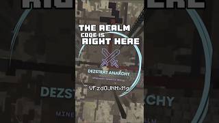 This Bedrock Realm Code is PERFECT if you like 2B2T…2 Realm codes anarchy meme minecraft [upl. by Walke]