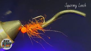 Tying A Squirmy Leech Worm Fly So Good its Like Cheating For Trout Bluegill amp Carp flies flytying [upl. by Nickolaus718]