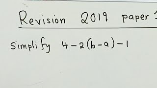 2019 Mathematics Paper 1 Revision [upl. by Primalia]