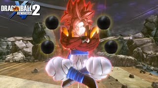 Super Saiyan 4 Gogetas FULL Power form in Dragon Ball Xenoverse 2 MOD [upl. by Ecinaej]