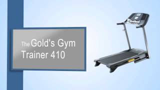 Golds Gym Trainer 410 Treadmill Review [upl. by Murrah]