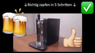 ► Richtig Bier zapfen ► Anleitung zum Nachmachen ✅ [upl. by Nitsraek]