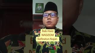 Bab Haid Nadzom Safinatun Najah Li KH Moh Hasan Genggong nasehat ngaji [upl. by Rida]