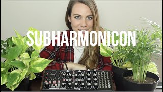 Playing w the new Moog Subharmonicon [upl. by Akalam]