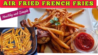 AIR FRYER SEASONED POTATO FRENCH FRIES RECIPE Best Homemade Fries From Scratch with Fresh Potatoes [upl. by Rairb381]