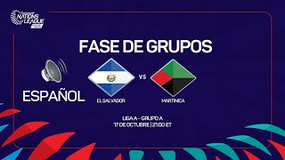 Liga de Naciones Concacaf 202324  El Salvador vs Martinica [upl. by Alema]