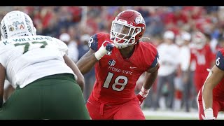 Isaiah Johnson  Defensive End  Fresno State  2023 Highlights  2024 NFL Draft [upl. by Barsky]