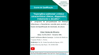 Aspergilose pulmonar crônica características clínicas diagnósticotratamento e desafios [upl. by Ytsirt]