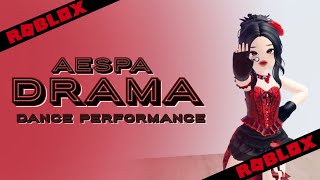 aespa quotDramaquot Dance Performance  Roblox Koya Dance Studio [upl. by Killian]