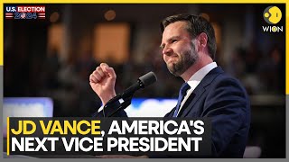 US Election 2024  JD Vance ThirdYoungest Vice President In US History  World News  WION [upl. by Nicol]