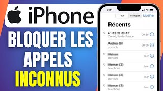 Comment Bloquer Les Appels Inconnus Sur Iphone  En 2024 [upl. by Arayk275]