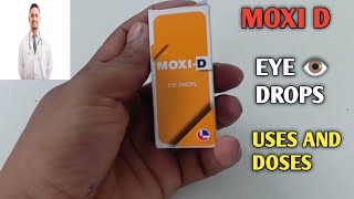 MOXIFLOXACIN EYE DROPS  MOXI D EYE DROP HINDI [upl. by Ahsinna]