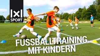 Fußballtraining für Kinder mit ExBundesligaProfi Ingo Anderbrügge TRAILER [upl. by Doersten]