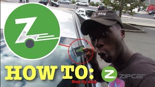 HOW TO USE ZIPCAR  Step by Step Tutorial [upl. by Kurys]