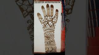 Mehandi ki nai design mehndidesigns5minutecrafts 🤲☺️☺️👍 [upl. by Moretta]