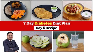 7 Day Diabetes Diet Plan day5 Recipe  Foods to Control Diabetes  SAAOL Zero Oil Cooking [upl. by Emixam]