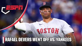 RAFFY WENT OFF 😤 Rafael Devers showed out in win over Yankees 🔥  ESPN MLB [upl. by Giacamo]