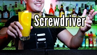 Screwdriver 🍊 shorts Coctel Destornillador [upl. by Nai701]