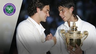 Roger Federer v Rafael Nadal Wimbledon Final 2008 Extended Highlights [upl. by Lust]