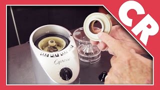 Capresso Infinity Burr Grinder  Crew Review [upl. by Aihsetal]