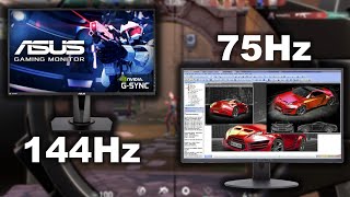 My First Time On 144hz In Fortnite 75hz to 144hz [upl. by Guy539]