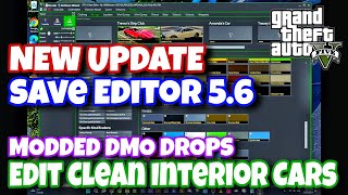 NEW Save Editor 56 Update🔥Mod and Customize Clean Interior DMO Drops🚘GTA5 Online Glitches💥PS4 Only [upl. by Nwahsyt]