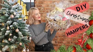 3 DIY Christmas Hamper Ideas  Home Bargains Holiday Gift Baskets Dollar Tree [upl. by Ikkaj72]