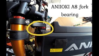 ANIIOKI A8 fork bearing adjustment [upl. by Shumway]