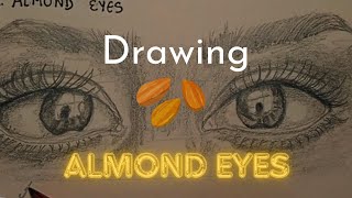 DRAWING ALMOND EYES 🌰👀 ll Step by step Art Tutorial ll By TheOfficialLagoon [upl. by Eetnahs887]