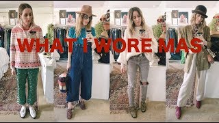 VLOGMAS WHAT I WORE WEEK 3 [upl. by Euqinad309]