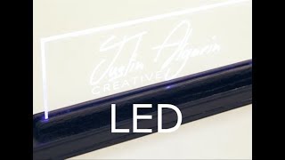 Laser Cut LED Light Stand Base Wood amp Acrylic  Download File Free [upl. by Bartle339]