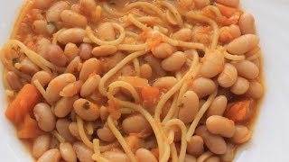 Receta de Porotos con Riendas chilenos [upl. by Longtin]