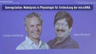 Nobelpreis für Physiologie 2024 für die Entdeckung der mikro RNA [upl. by Gaile214]