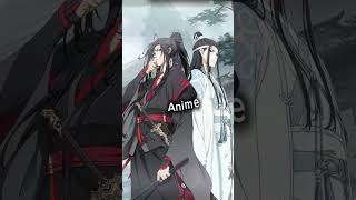 Anime vs live action vs manga💫❤ theuntamed modaozushi viralvideo shorts [upl. by Nyltiac]