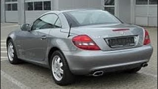 Mercedes SLK one touch roof opening and open roof with the key from mods 4 cars [upl. by Gregoire]