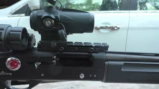 NAMLU UCU LAZER İLE OPTİK REDDOT SIFIRLAMA SİGHT MARK 1X28 UTG 3X MAGNIFIER [upl. by Erdrich766]