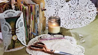 6 FUN WAYS TO USE A PAPER DOILY IN A JUNK JOURNAL Step by Step Tutorial The Paper Outpost [upl. by Hgieloj531]