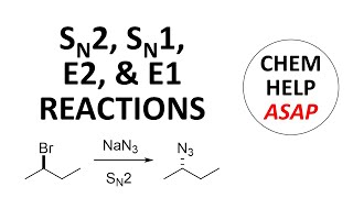 classifying SN2 SN1 E2 amp E1 reactions [upl. by Tarrah566]