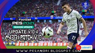 PES2021  UPDATE OPTION FILE FOR ANDRI PATCH V104  07092024 [upl. by Latona]