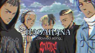 Hadahana හදහන rap remix beat song slowed 🤘 [upl. by Noreht]