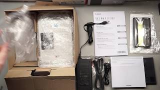 Initial Setup Canon Selphy CP1300 Part 1 Unboxing [upl. by Ettegdirb]