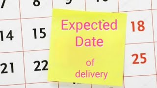 How to calculate baby delivery date  Pregnancy due date calculator  Expected due date of delivery [upl. by Dorena241]