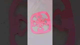 Easy paper design🩷 unique creation shortvideo paperart trending craft shortsyoutube art [upl. by Bolling385]