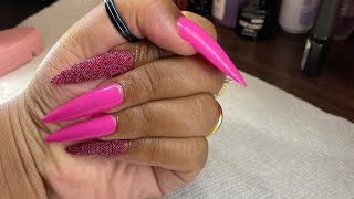 Pink caviar beads  ASMR type video [upl. by Fay]