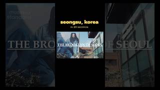 Seongsudong in 20 seconds seongsu seongsudong gangnam koreanculture koreanfood koreatown [upl. by Eirrehc771]