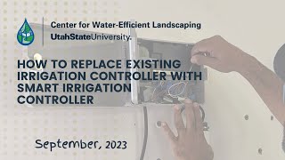 How to replace an existing irrigation controller with a smart irrigation controller [upl. by Dionis]